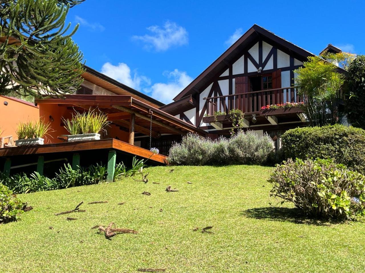 Linda Casa! Aconchegante E Com Otima Localizacao Villa Campos do Jordao Ngoại thất bức ảnh